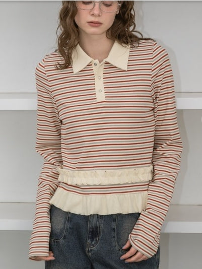 Border 褶邊 Polo 衫